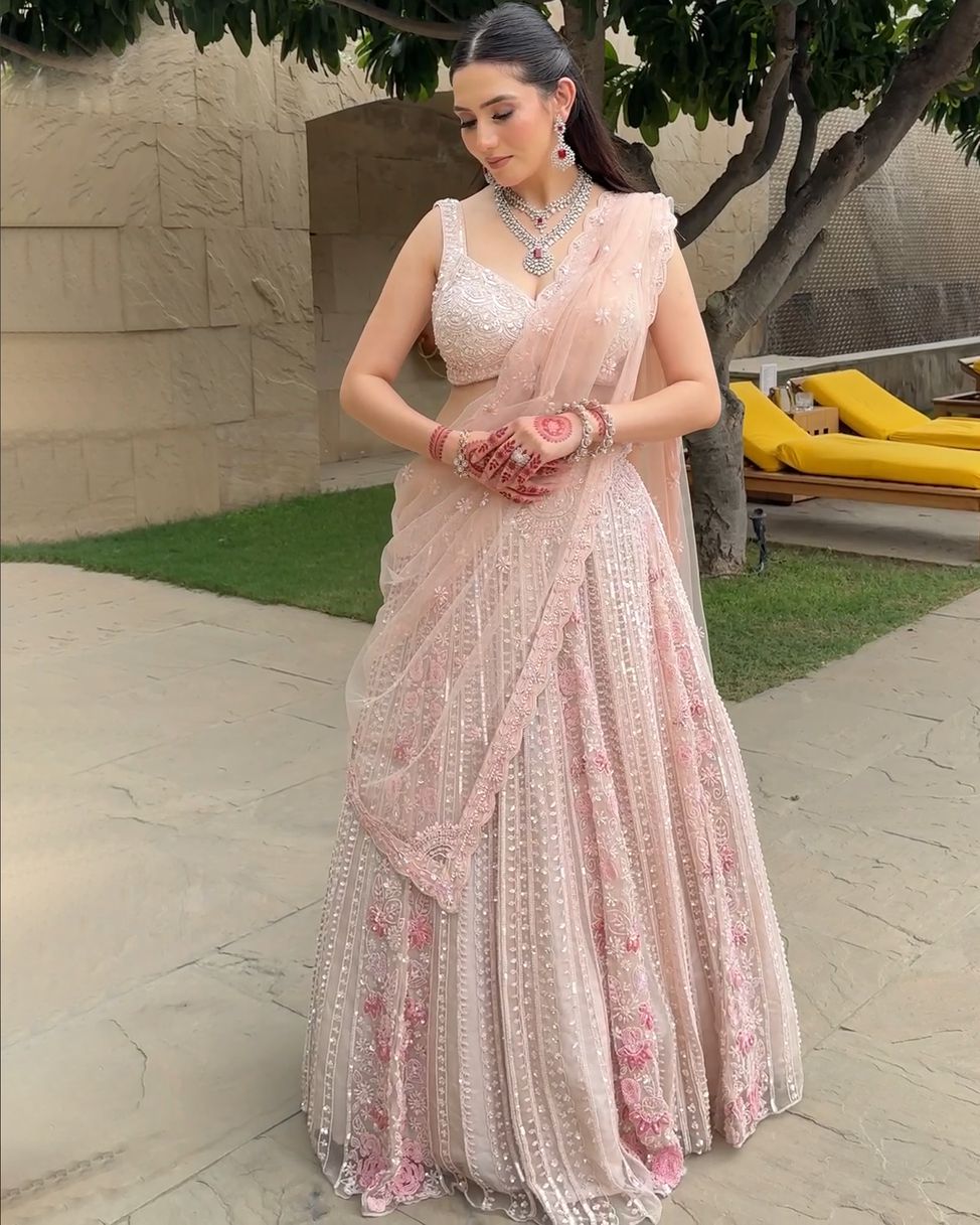 Rangroz – Fuchsia Pink Bridal Lehenga